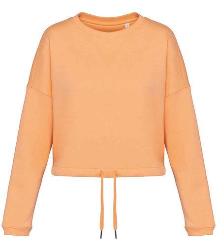 Organic Oversized Cropped Sweatshirt: Women's