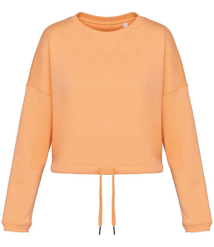 Organic Oversized Cropped Sweatshirt: Women's