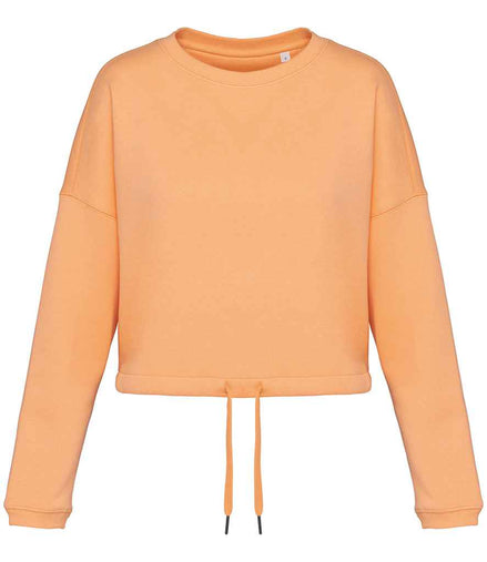Organic Oversized Cropped Sweatshirt: Women's