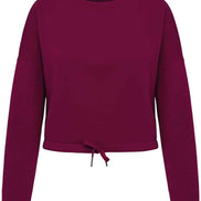 Organic Oversized Cropped Sweatshirt: Women's