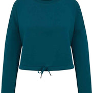 Organic Oversized Cropped Sweatshirt: Women's