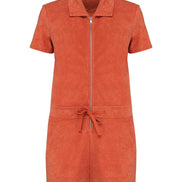 Organic Towel-Feel Zipped Jumpsuit: Women's