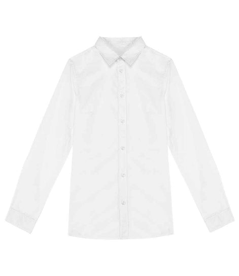 Organic Washed Long Sleeve Shirt: Ladies