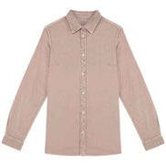Organic Washed Long Sleeve Shirt: Ladies