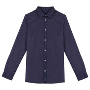 Organic Washed Long Sleeve Shirt: Ladies
