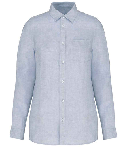 Linen Long Sleeve Shirt: Women's