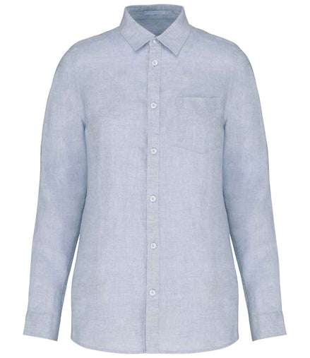 Linen Long Sleeve Shirt: Women's