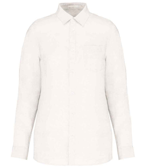 Linen Long Sleeve Shirt: Women's