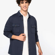 Organic Faded Overshirt: Men's