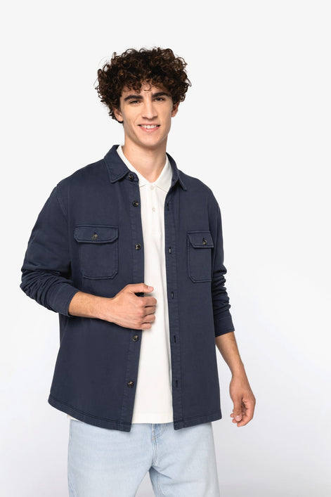 Organic Faded Overshirt: Men's