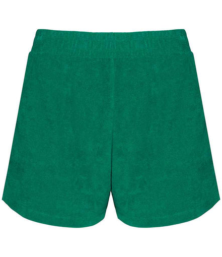Organic Towel-Feel Shorts: Ladies