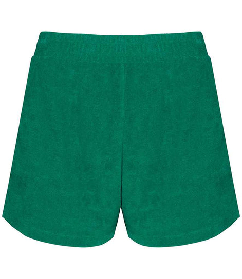 Organic Towel-Feel Shorts: Ladies