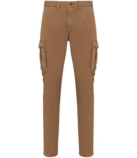 Organic Washed Cargo Trousers: Men's