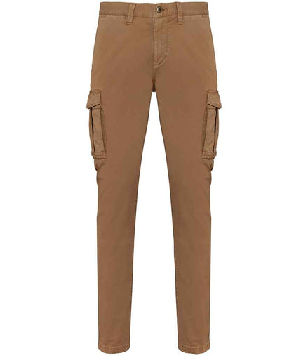 Organic Washed Cargo Trousers: Men's