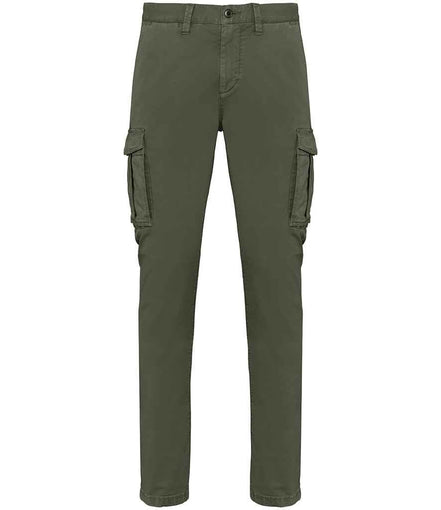 Organic Washed Cargo Trousers: Men's