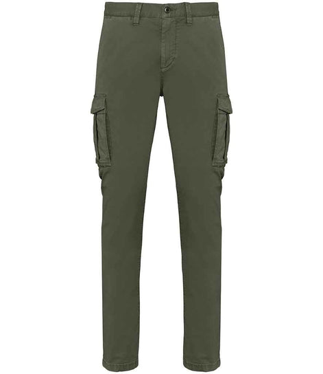 Organic Washed Cargo Trousers: Men's