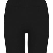 Organic Cotton Ribbed Shorts: Womens