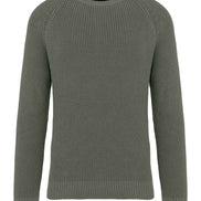 Organic & Recycled Polyester Chunky Knit Sweatshirt