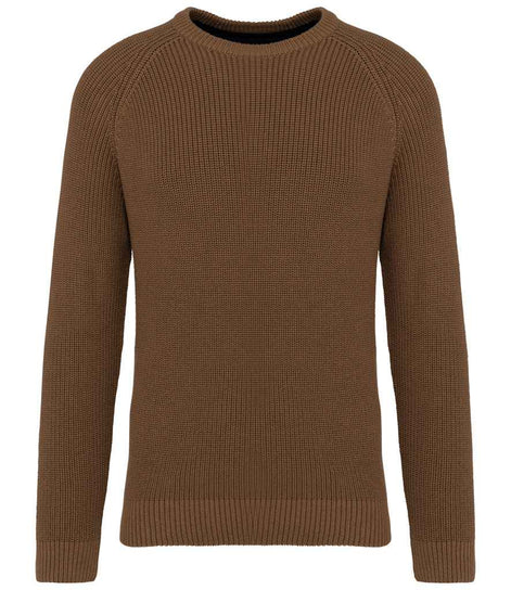 Organic & Recycled Polyester Chunky Knit Sweatshirt