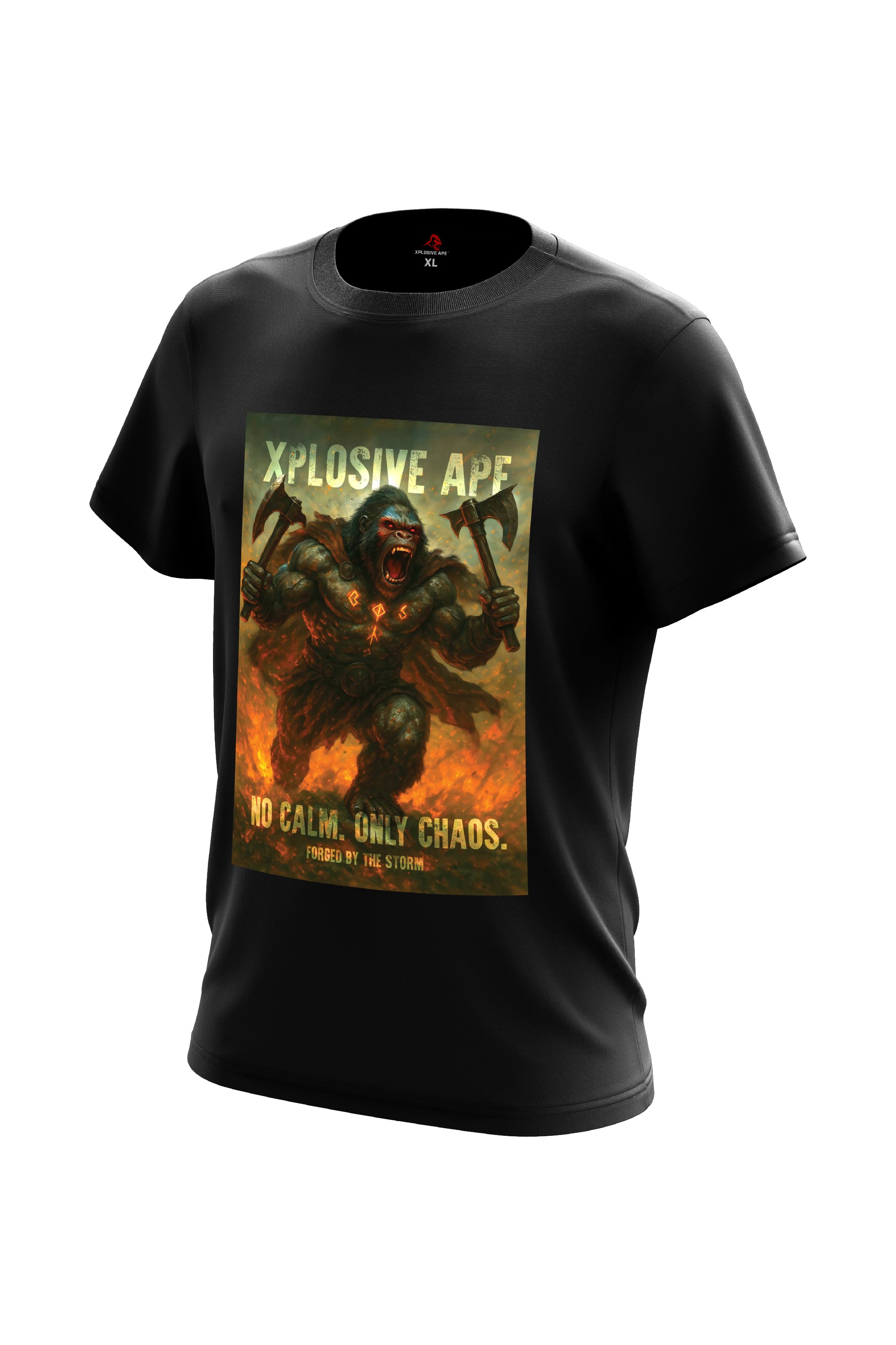 XAPE No Calm Only Chaos Tee - Black