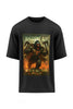 XAPE No Calm Only Chaos Oversized Tee - Black