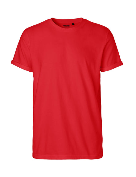 Fairtrade Organic Rolled Sleeve T-Shirt: Men's