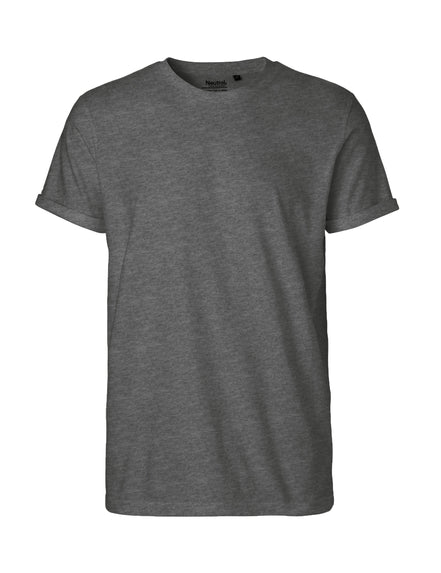 Fairtrade Organic Rolled Sleeve T-Shirt: Men's