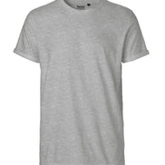 Fairtrade Organic Rolled Sleeve T-Shirt: Men's