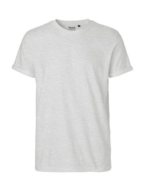 Fairtrade Organic Rolled Sleeve T-shirt: Mens