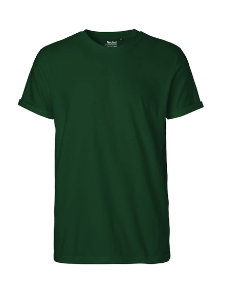 Fairtrade Organic Rolled Sleeve T-Shirt: Men's