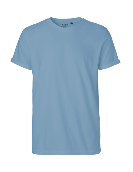 Fairtrade Organic Rolled Sleeve T-Shirt: Men's