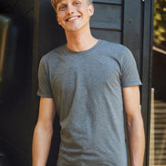 Fairtrade Organic Rolled Sleeve T-Shirt: Men's