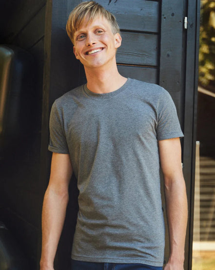 Fairtrade Organic Rolled Sleeve T-Shirt: Men's