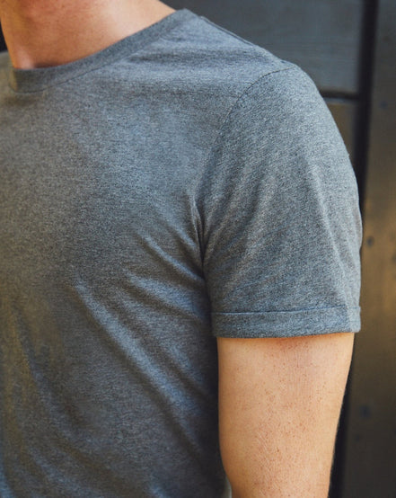 Fairtrade Organic Rolled Sleeve T-Shirt: Men's