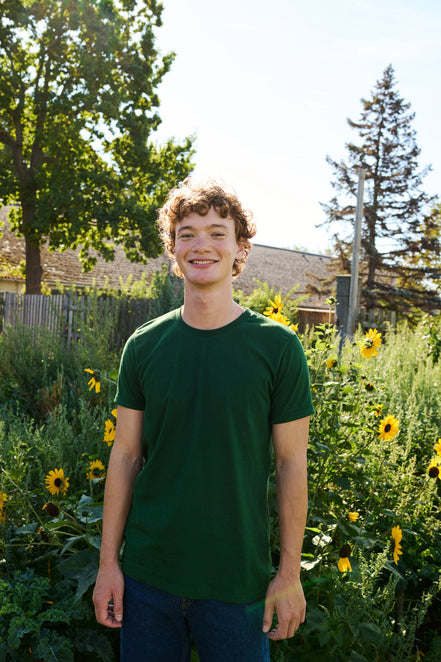 Fairtrade Organic Rolled Sleeve T-Shirt: Men's