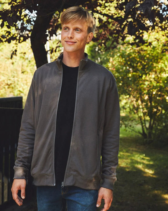 Fairtrade Organic Cotton High Neck Jacket: Unisex