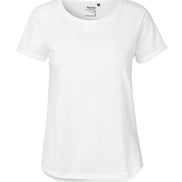 Fairtrade Organic Roll Up Sleeve T-Shirt: Women's