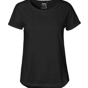 Fairtrade Organic Roll Up Sleeve T-Shirt: Women's