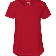 Fairtrade Organic Roll Up Sleeve T-Shirt: Women's