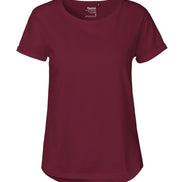 Fairtrade Organic Roll Up Sleeve T-Shirt: Women's