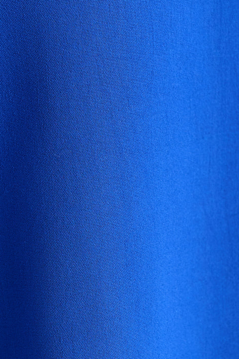 Octavia Crepe Petal Collar Shirt - Blue