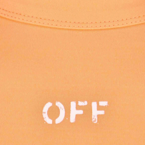 Sleek Rowing Top Peach Orange