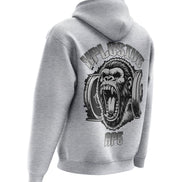 XAPE Old School Hoodie - Heather Grey