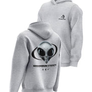 XAPE Otherworldly Strength Hoodie - Heather Grey