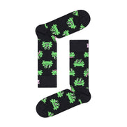 1 Pack Men's & Ladies Cotton Black Frog Design Socks