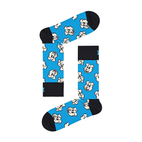 1 Pack Men's & Ladies Cotton Blue Doggo Design Socks