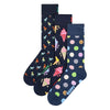 3 Pack Funky Design Giftbox Socks Set for Men and Women