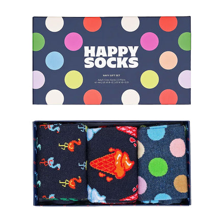 3 Pack Funky Design Giftbox Socks Set for Men and Women