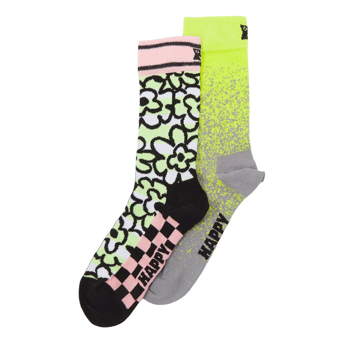 2 Pack Colourful Party Socks Giftbox Set for Men and Women
