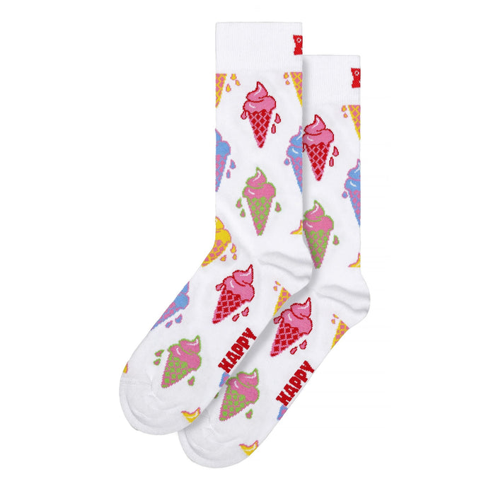 Multi Coloured Ice Cream Design Socks for Men and Women
